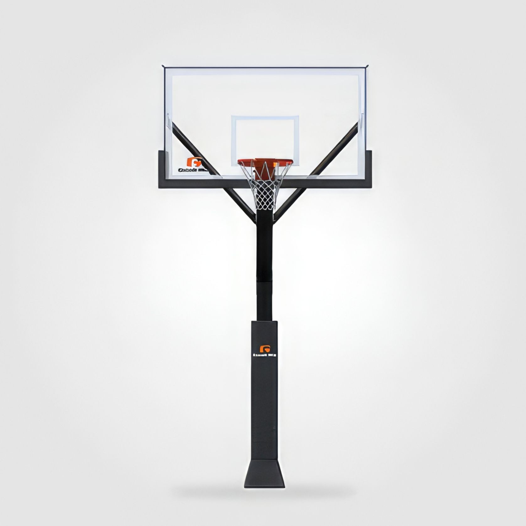 B4800W 72" Fixed Height Hoop - Glass Backboard gallery detail image