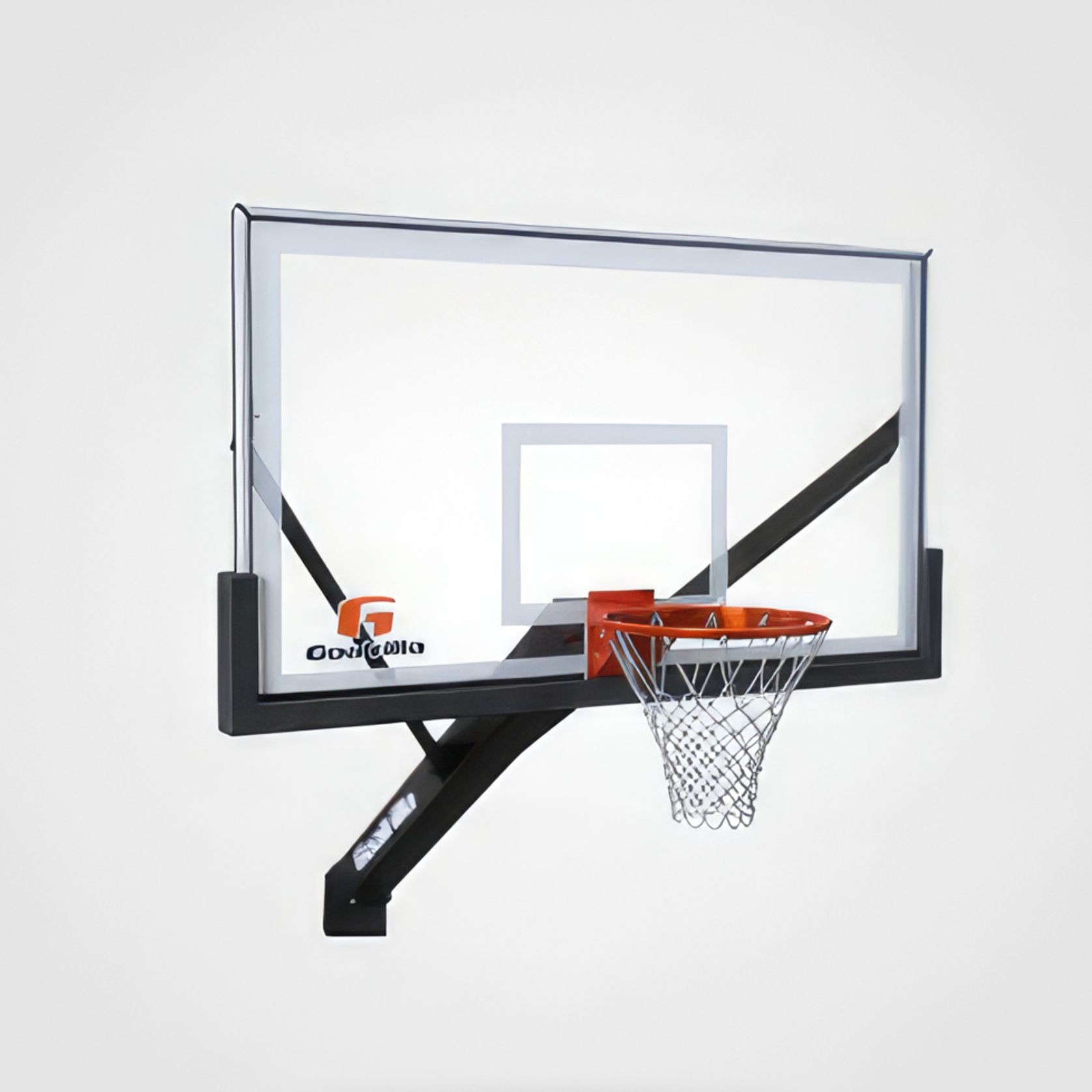 B4800W 72" Fixed Height Hoop - Glass Backboard gallery detail image