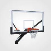 B4800W 72" Fixed Height Hoop - Glass Backboard gallery detail image