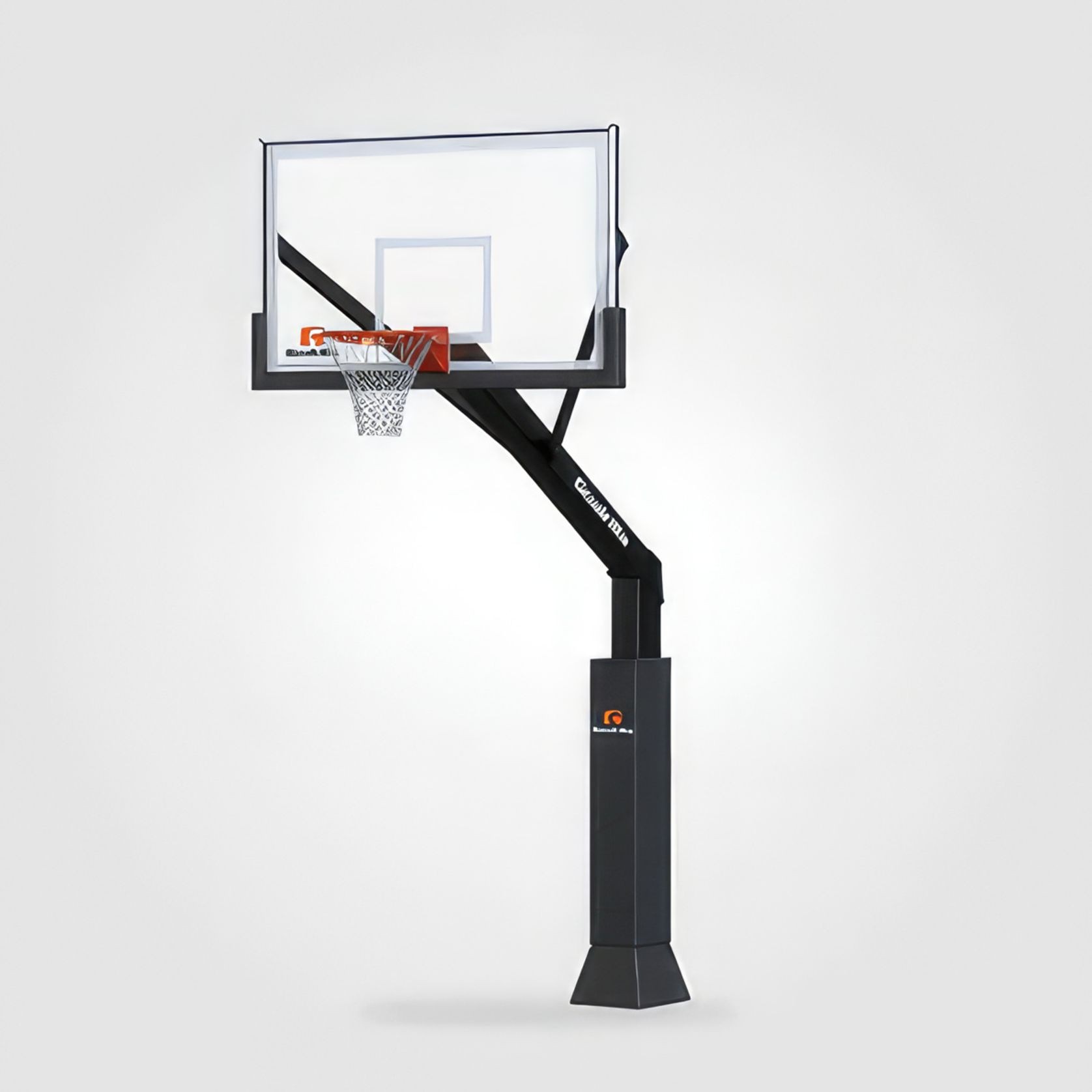 B4800W 72" Fixed Height Hoop - Glass Backboard gallery detail image