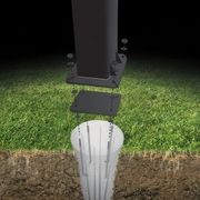 DC72E1 72" In Ground Hoop with Direct Connect gallery detail image