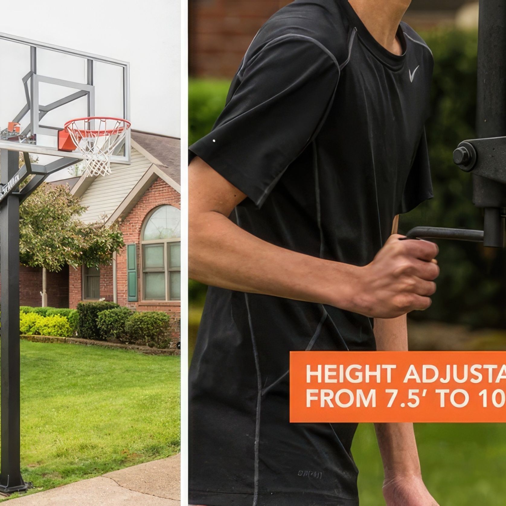 GS54C 54" In-Ground Basketball Hoop gallery detail image