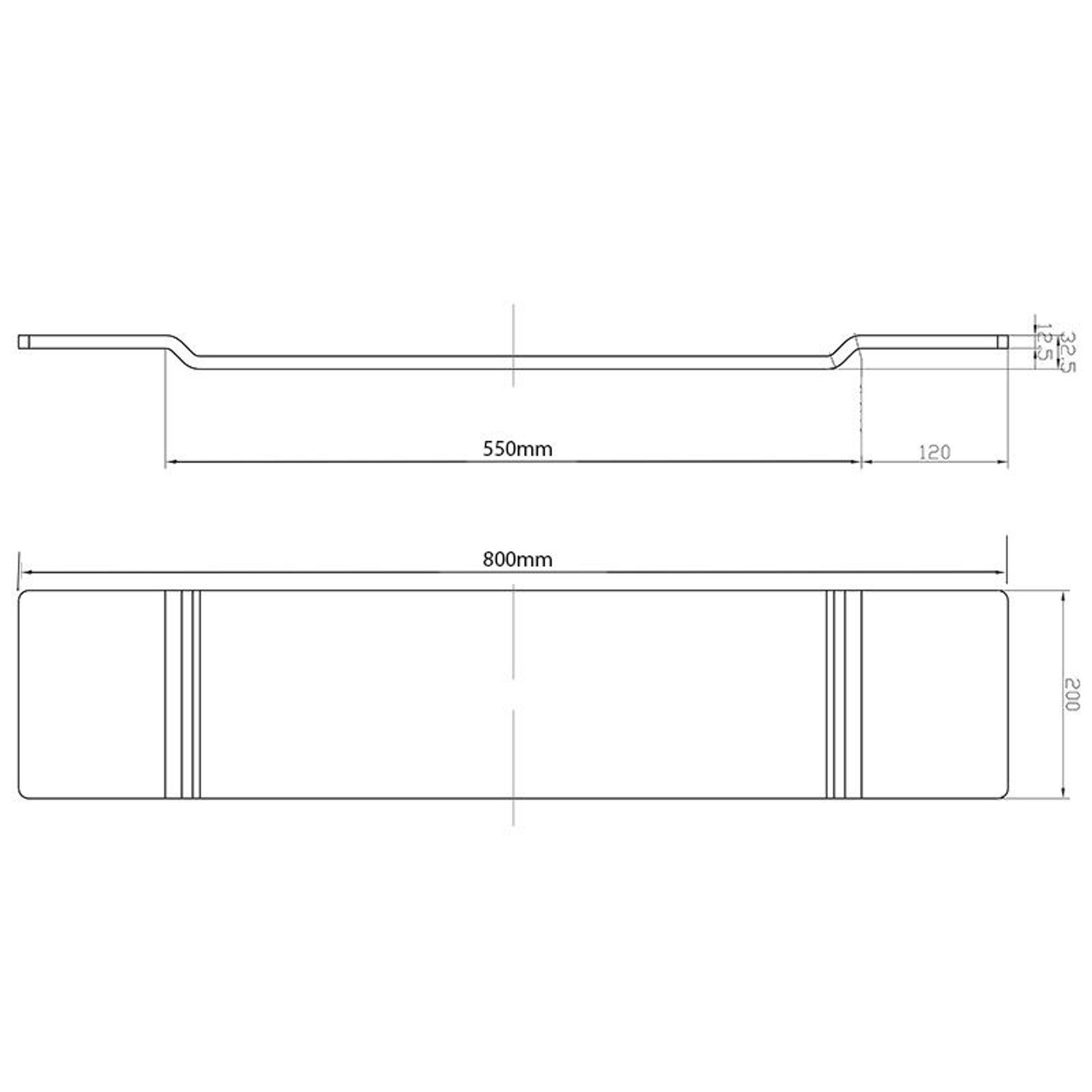 iStone 800mm Bath Tray gallery detail image