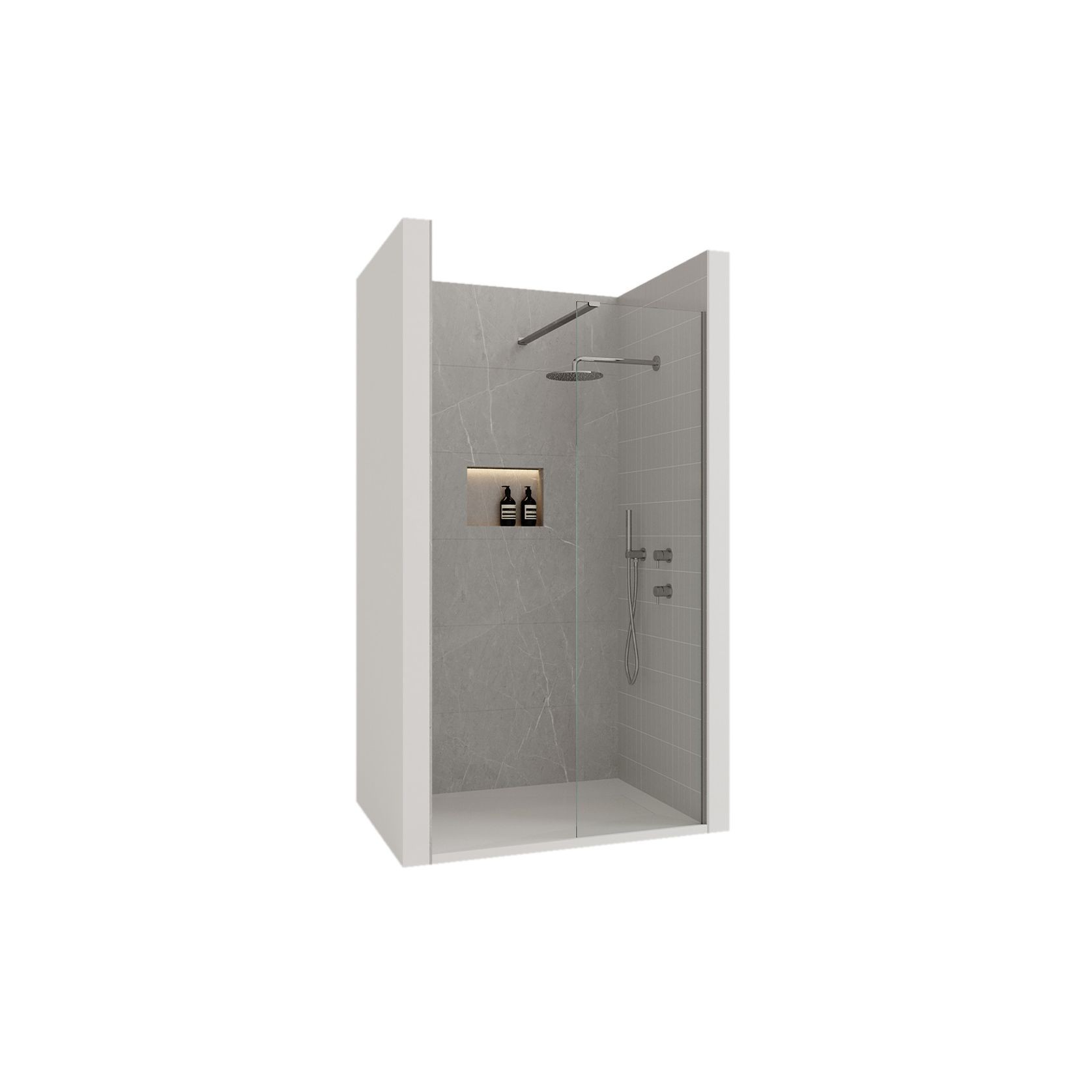 Ebony & Ivory Stone Shower gallery detail image