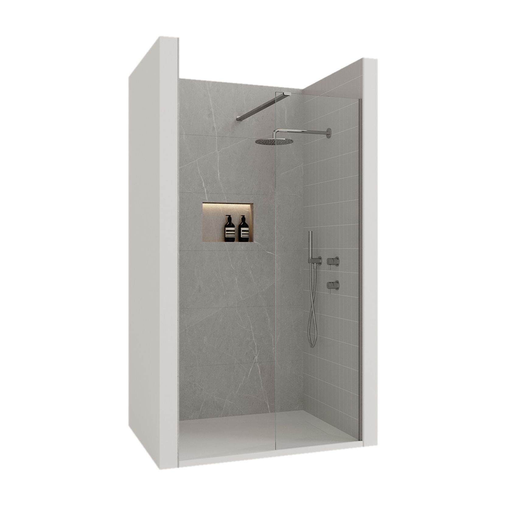 Ebony & Ivory Stone Shower gallery detail image
