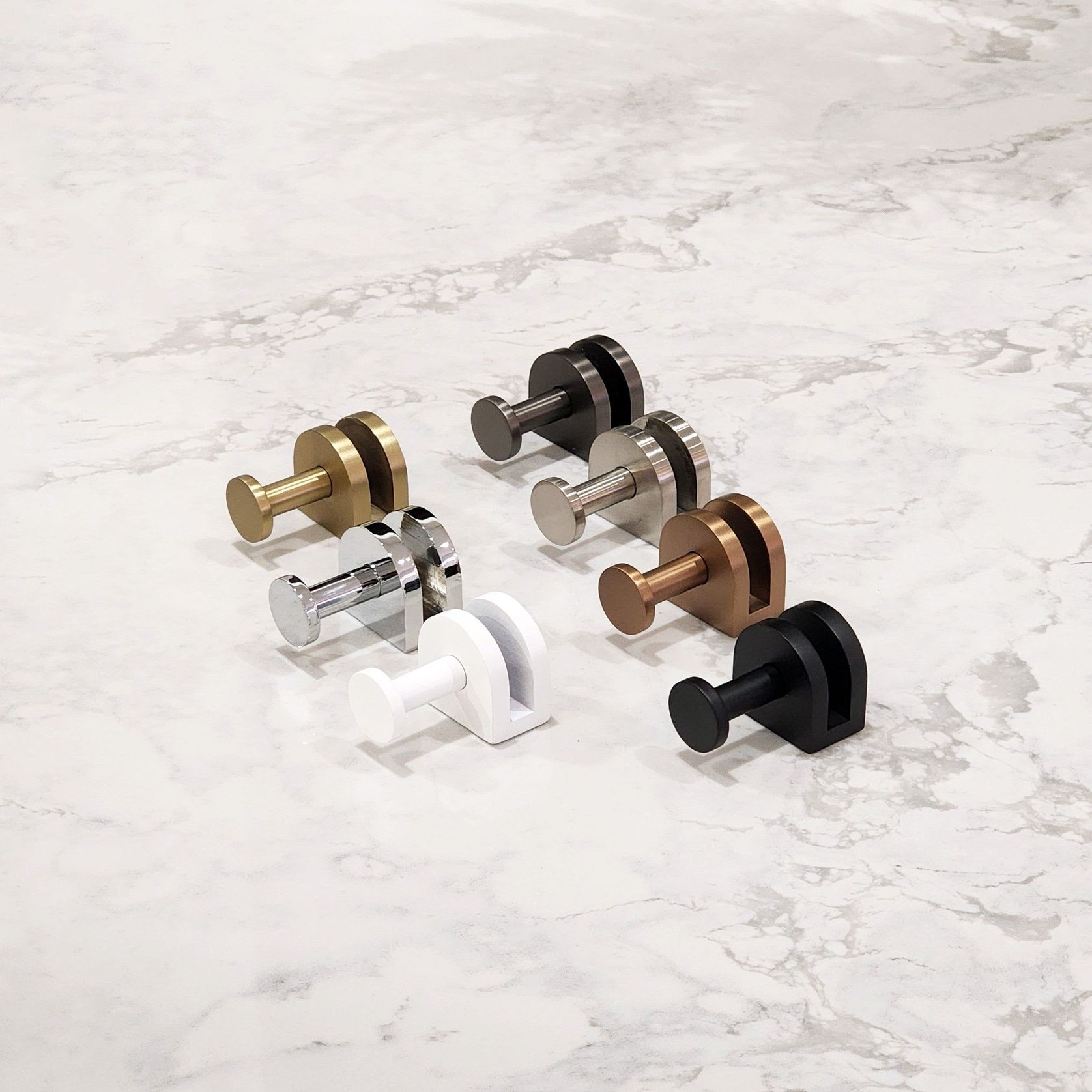 CODE Versa Shower Screen Hooks - 7 Colours gallery detail image