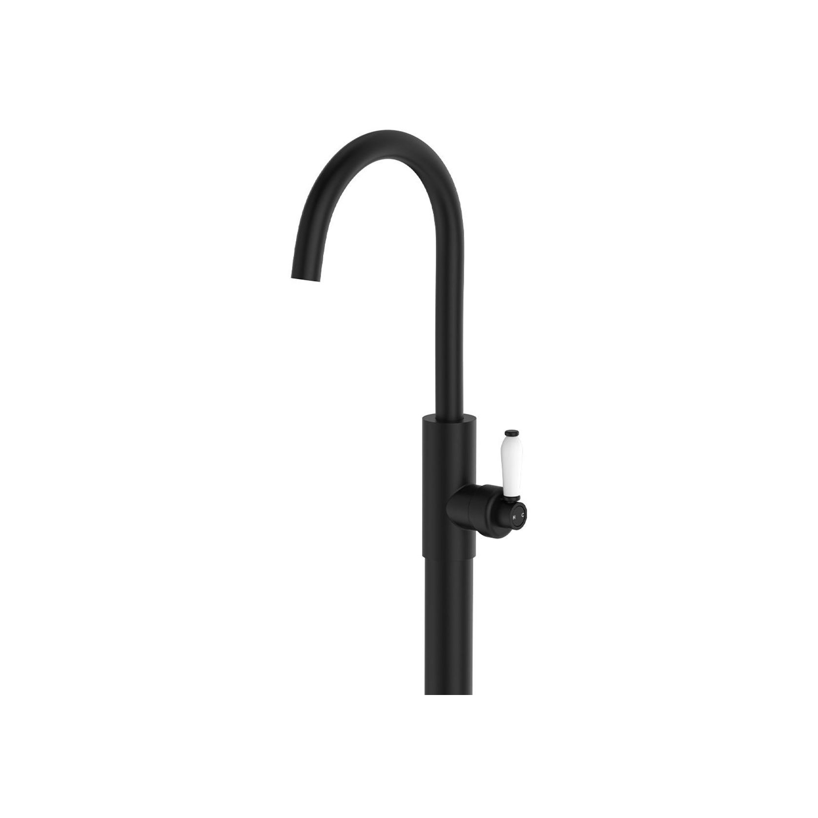 Eleanor Floor Mounted Basin/Bath Mixer gallery detail image