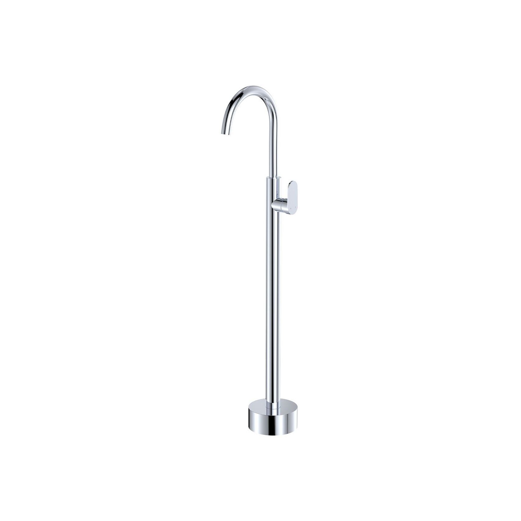 Empire Slim Floor Mounted Bath Mixer gallery detail image