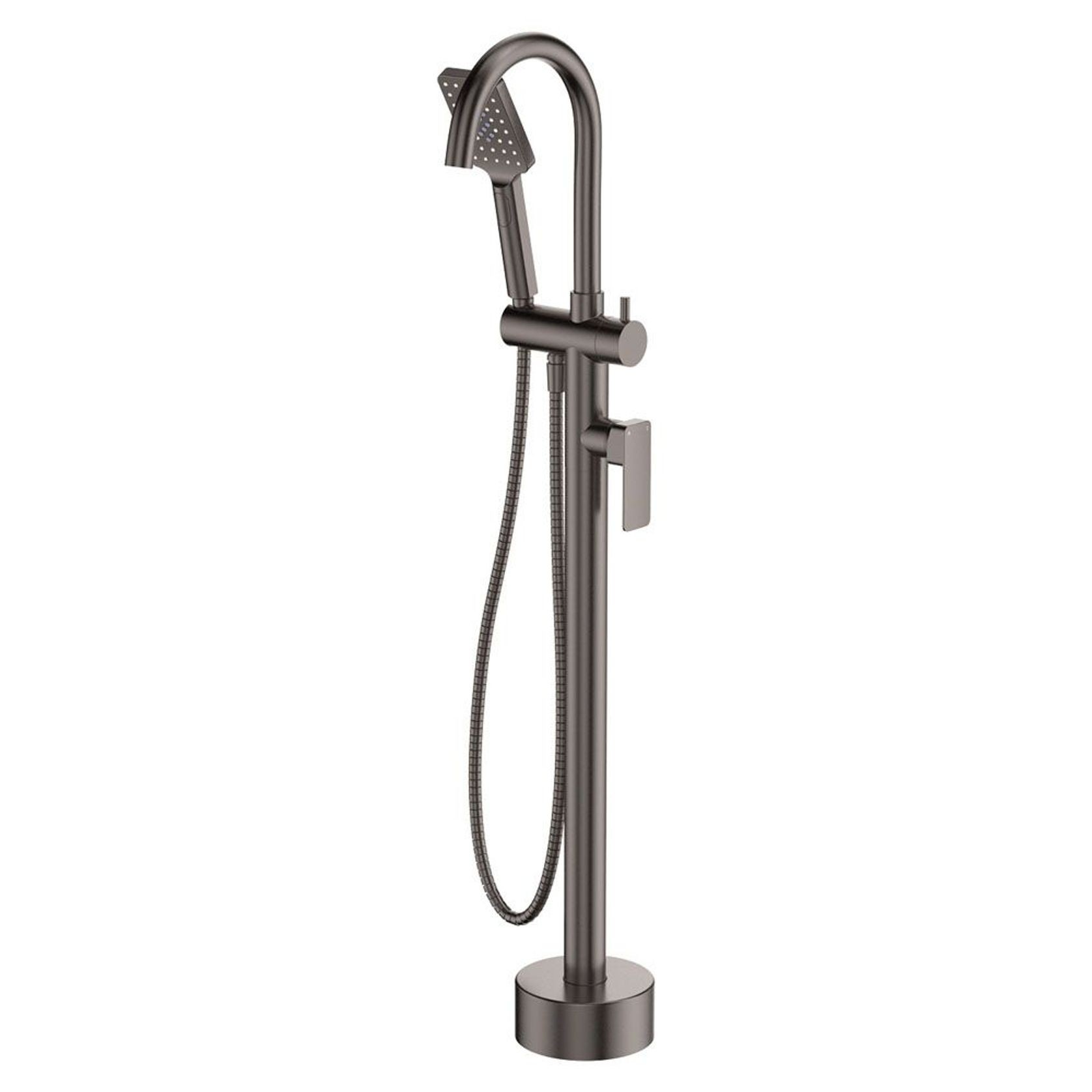 Tono Floor Mounted Bath Mixer with Hand Shower gallery detail image