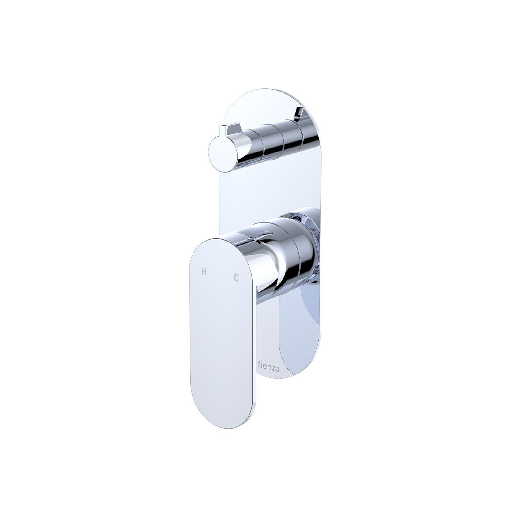 Empire Slim Wall Diverter Mixer, Vertical gallery detail image