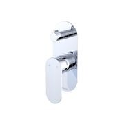 Empire Slim Wall Diverter Mixer, Vertical gallery detail image