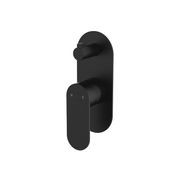 Empire Slim Wall Diverter Mixer, Vertical gallery detail image