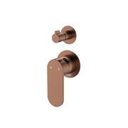 Empire Slim Wall Diverter Mixer, Vertical gallery detail image