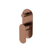 Empire Slim Wall Diverter Mixer, Vertical gallery detail image