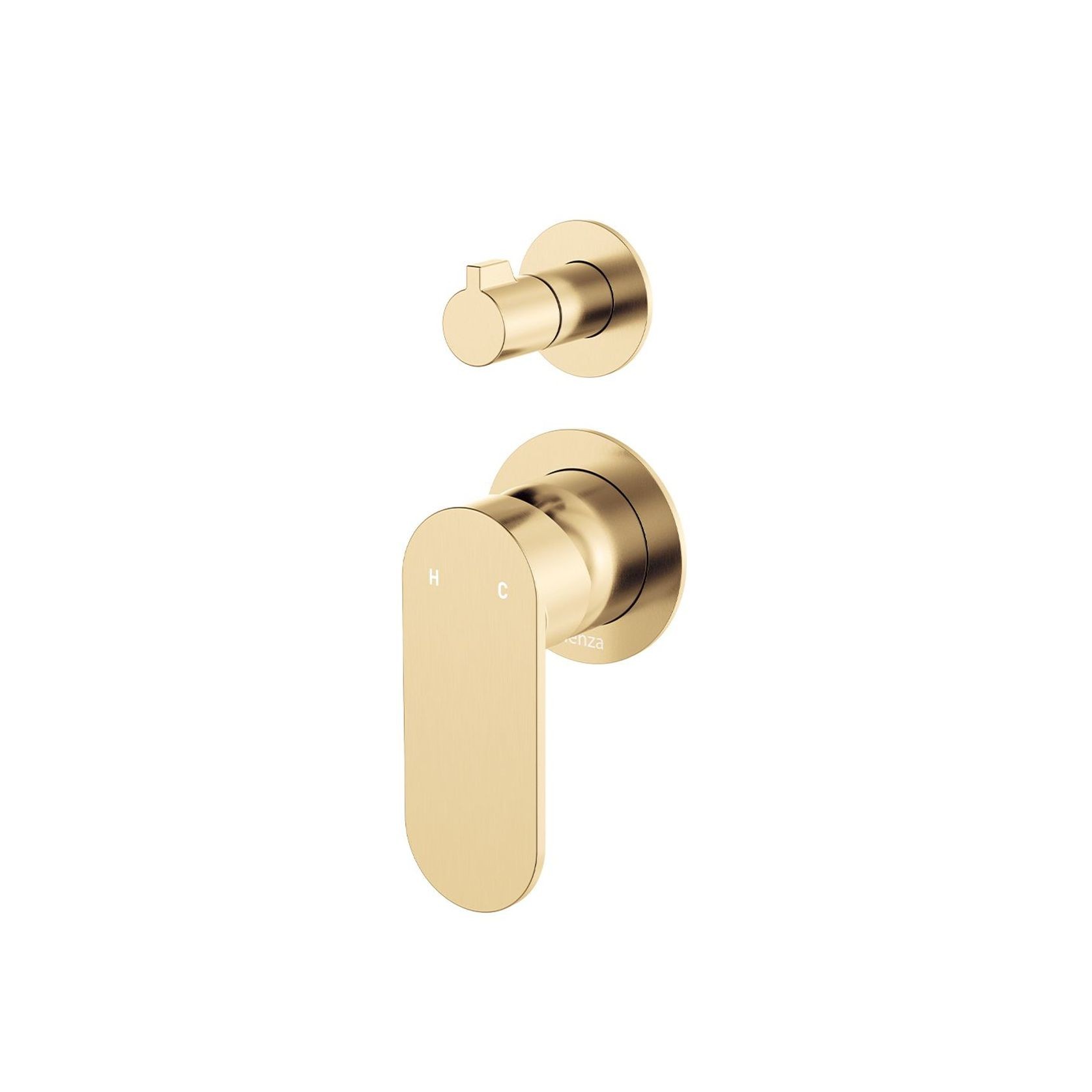 Empire Slim Wall Diverter Mixer, Vertical gallery detail image