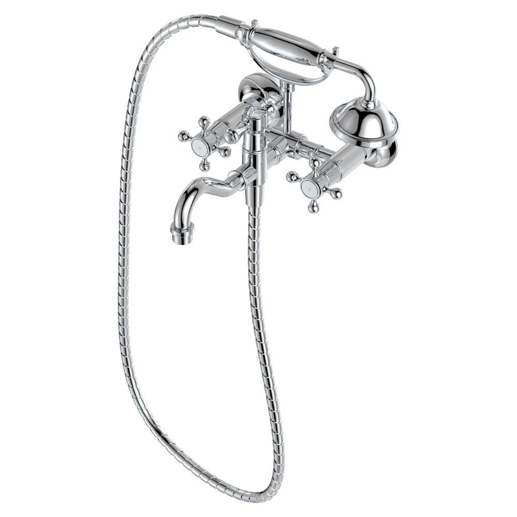 Lillian Exposed Bath Tap Set with Hand Shower gallery detail image