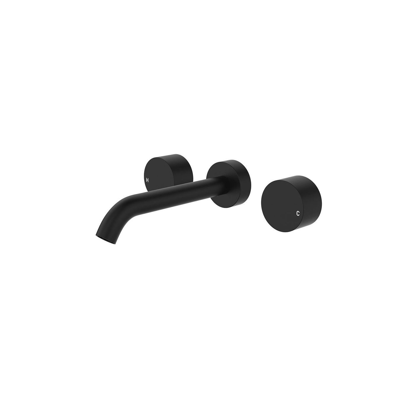 Kaya Wall Set, Round Taps, 180mm Outlet gallery detail image