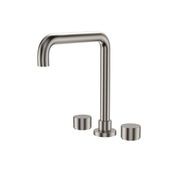 Kaya Squareline Hob Set, Round Taps gallery detail image
