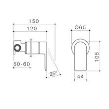 Urbane II Bath/Shower Mixer Round Cover gallery detail image