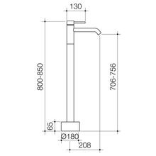 Liano II Freestanding Bath Filler gallery detail image