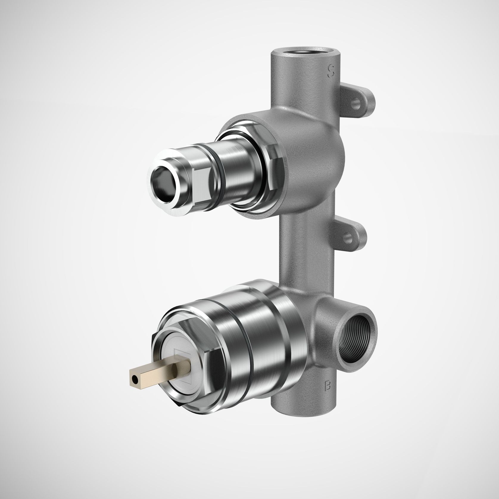 Universal Bath/Shower Mixer with Diverter Inwall Body gallery detail image
