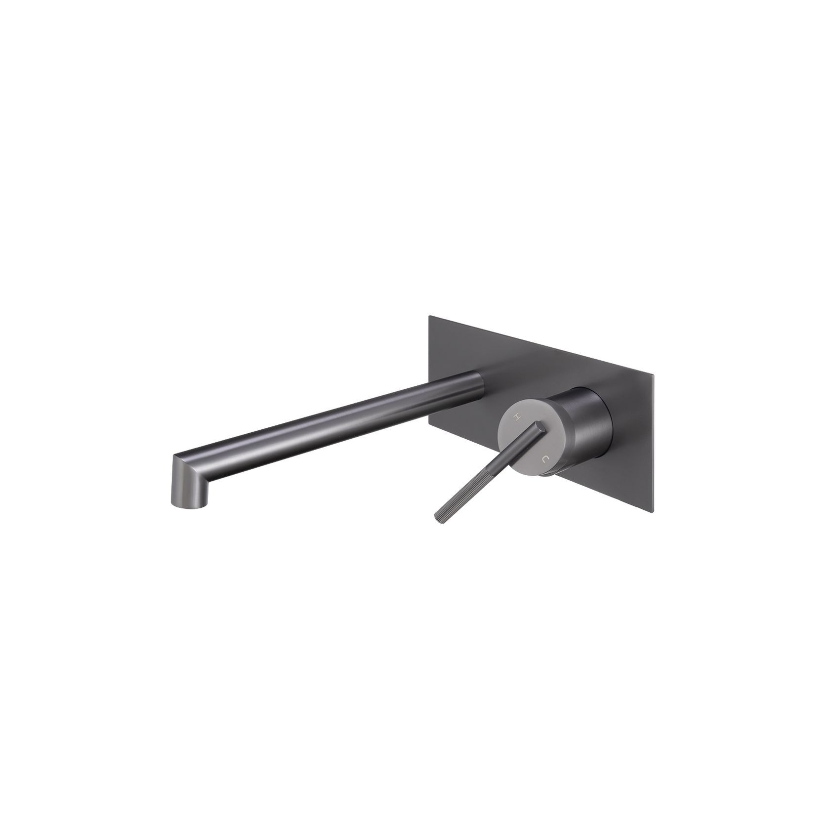 Caddence Wall Mixer with Spout Gun Metal Grey gallery detail image