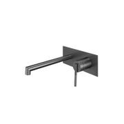 Caddence Wall Mixer with Spout Gun Metal Grey gallery detail image
