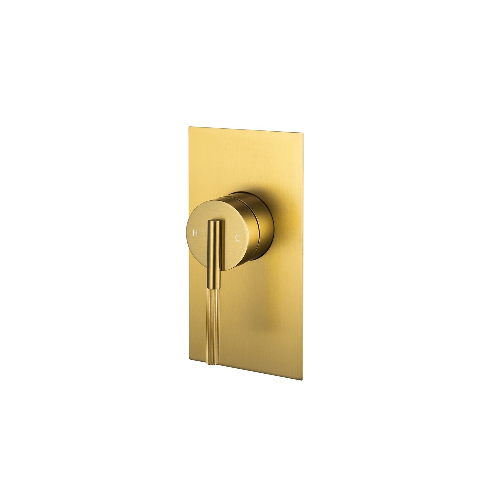 Caddence Wall Mixer Brushed Brass gallery detail image