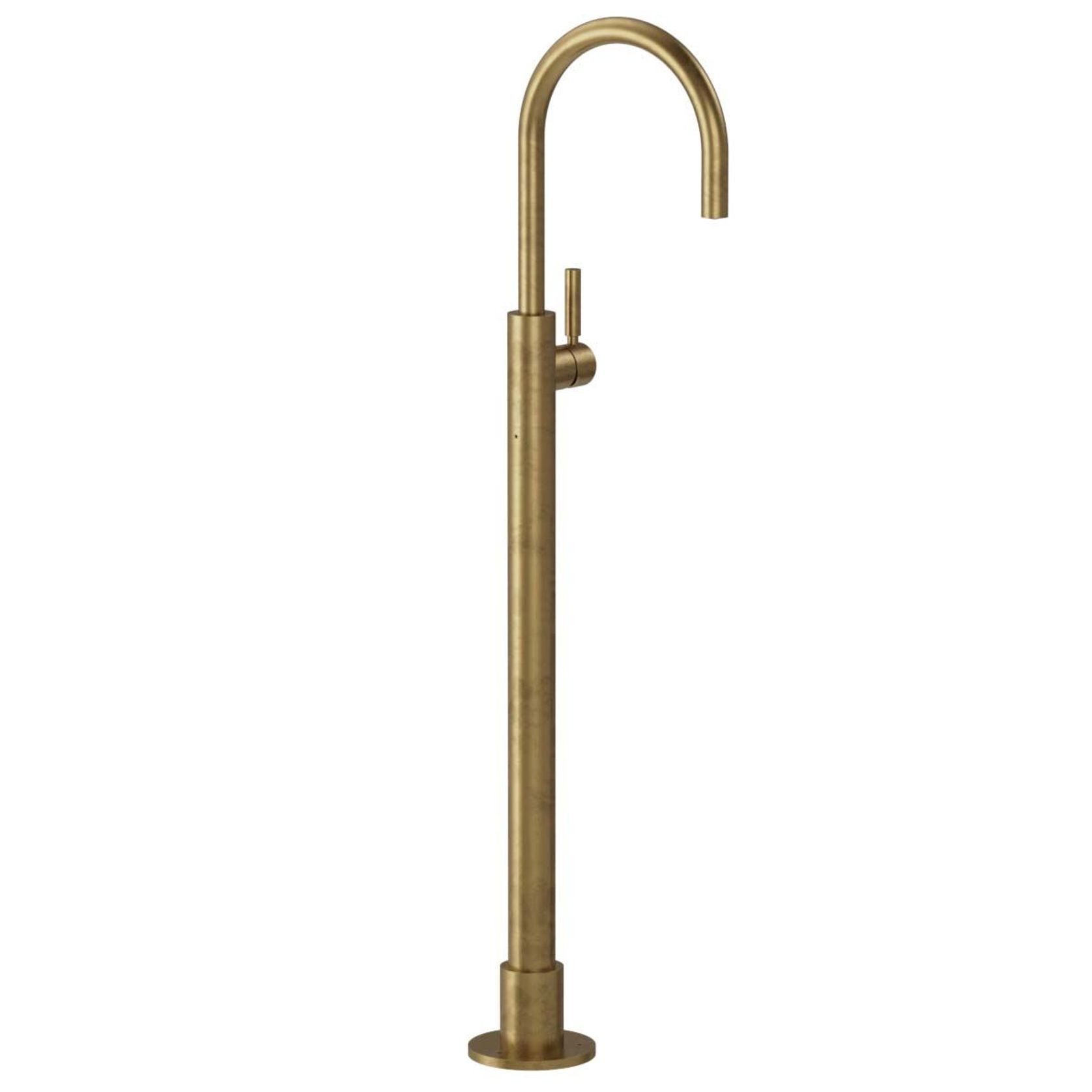 Buddy Pro Round Floor Mount Bath Filler No Handshower gallery detail image