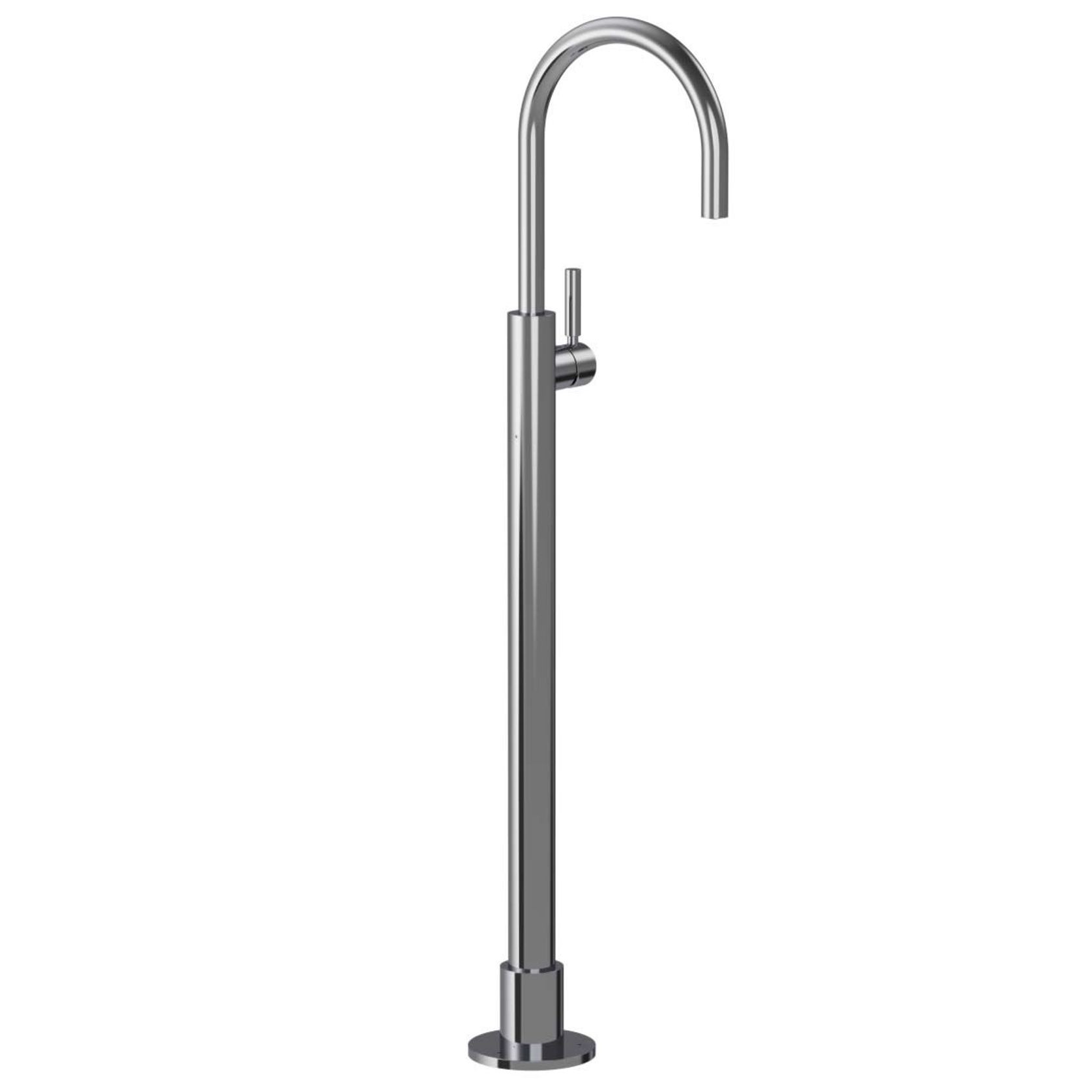 Buddy Pro Round Floor Mount Bath Filler No Handshower gallery detail image