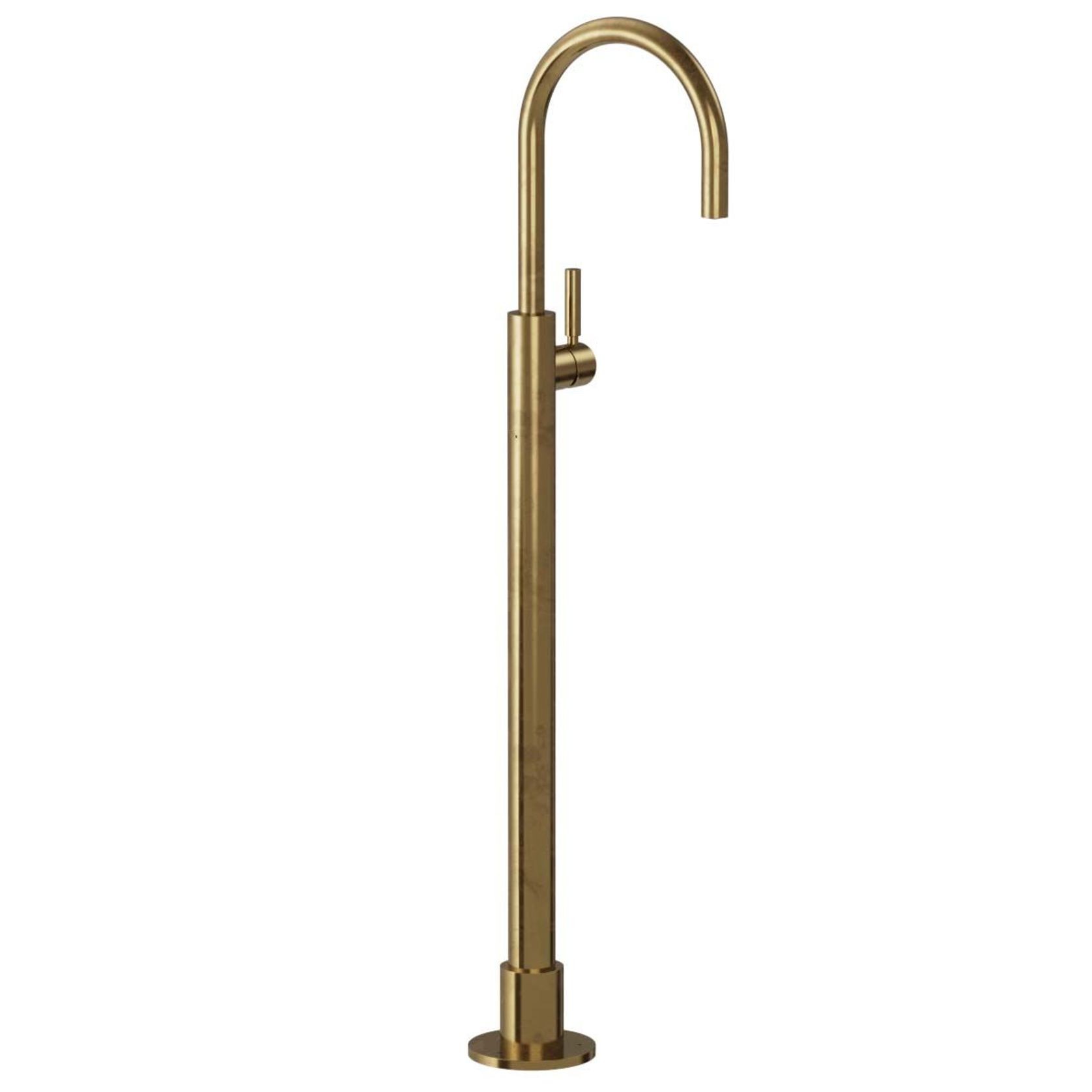 Buddy Pro Round Floor Mount Bath Filler No Handshower gallery detail image