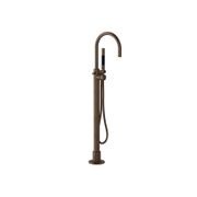 Buddy Pro Round Floor Mount Bath Filler With Handshower gallery detail image