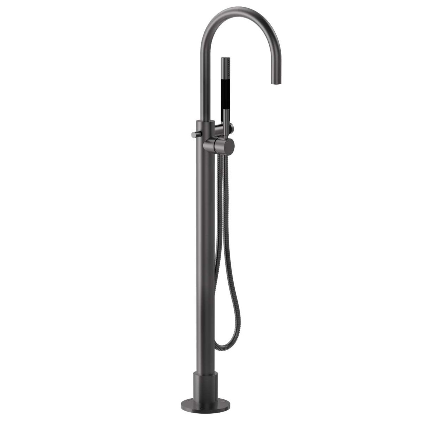 Buddy Pro Round Floor Mount Bath Filler With Handshower gallery detail image