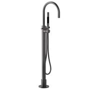Buddy Pro Round Floor Mount Bath Filler With Handshower gallery detail image
