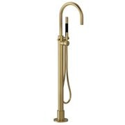Buddy Pro Round Floor Mount Bath Filler With Handshower gallery detail image