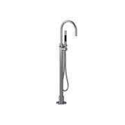 Buddy Pro Round Floor Mount Bath Filler With Handshower gallery detail image