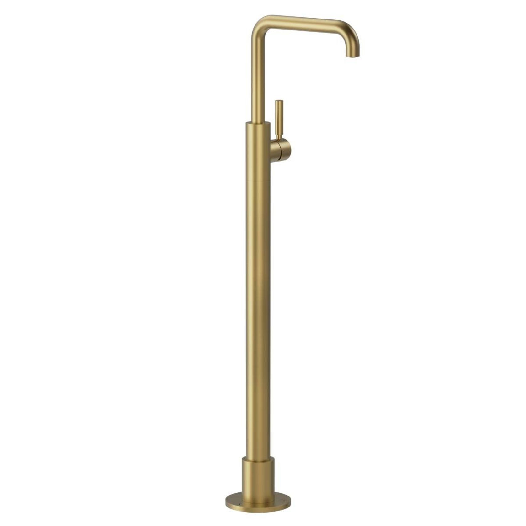 Buddy Pro Square Floor Mount Bath Filler No Handshower gallery detail image