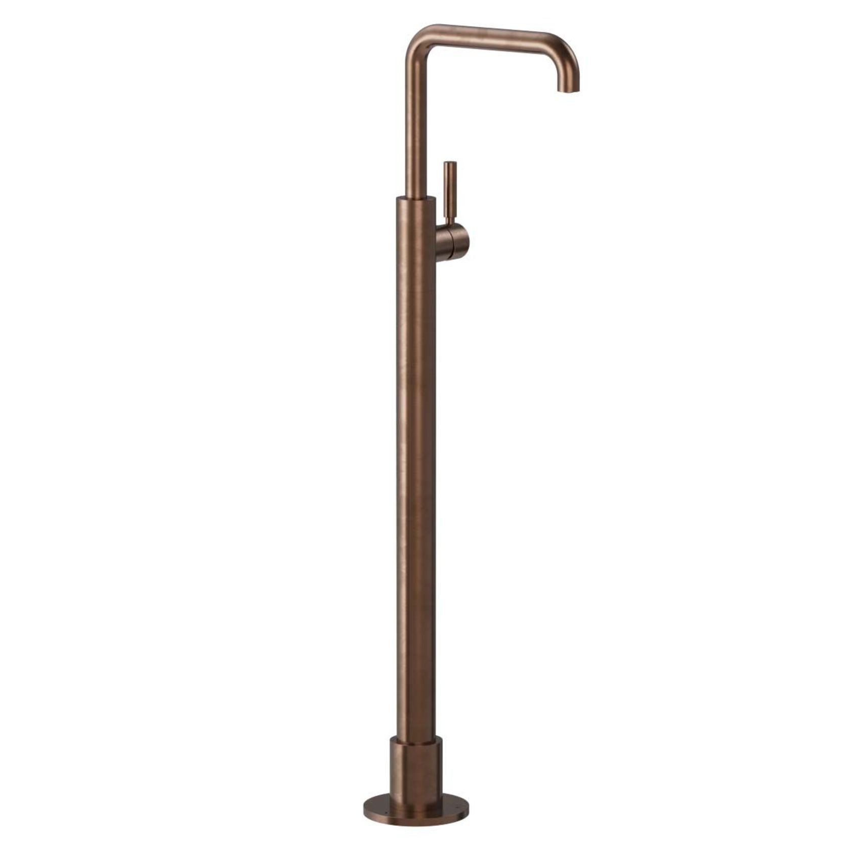 Buddy Pro Square Floor Mount Bath Filler No Handshower gallery detail image