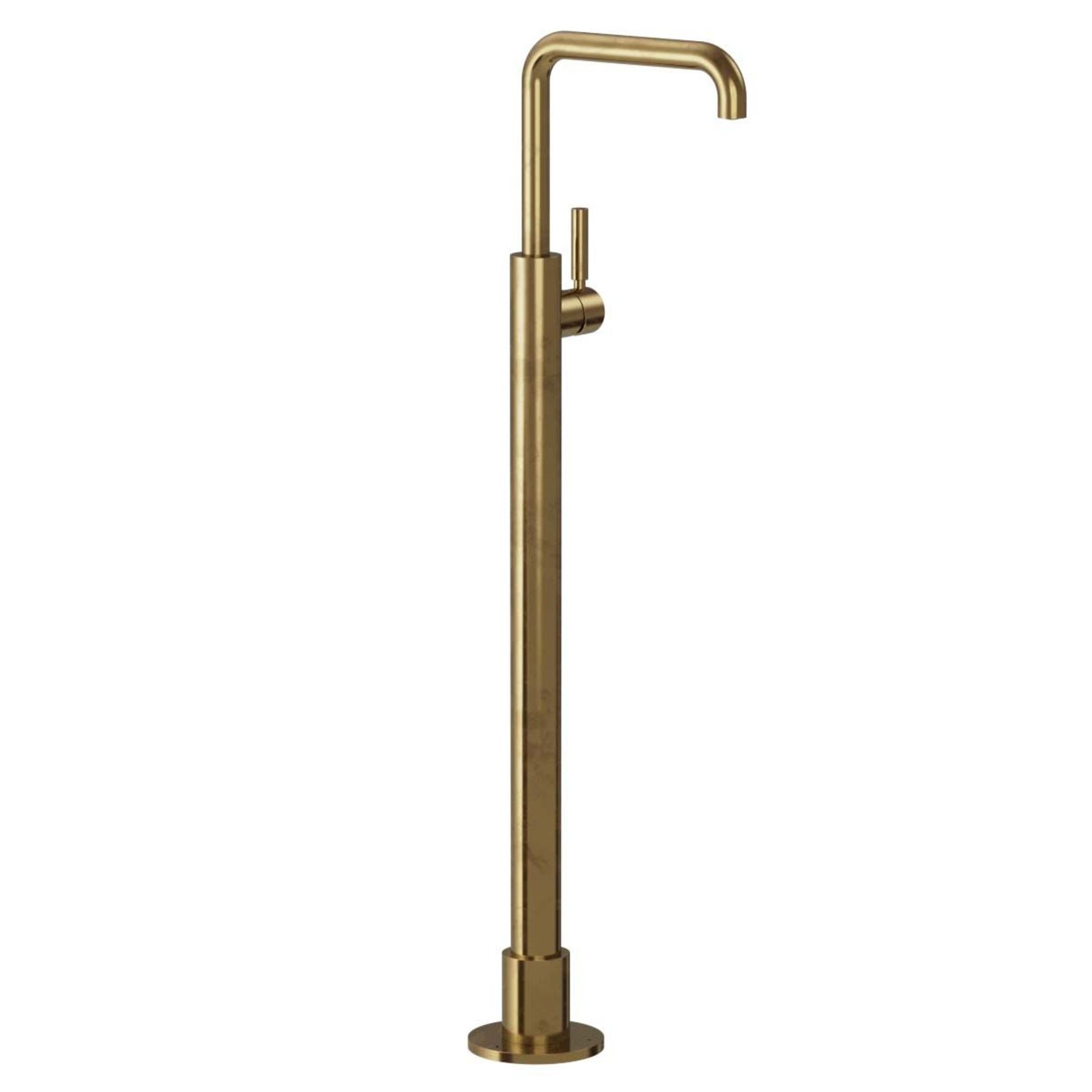 Buddy Pro Square Floor Mount Bath Filler No Handshower gallery detail image
