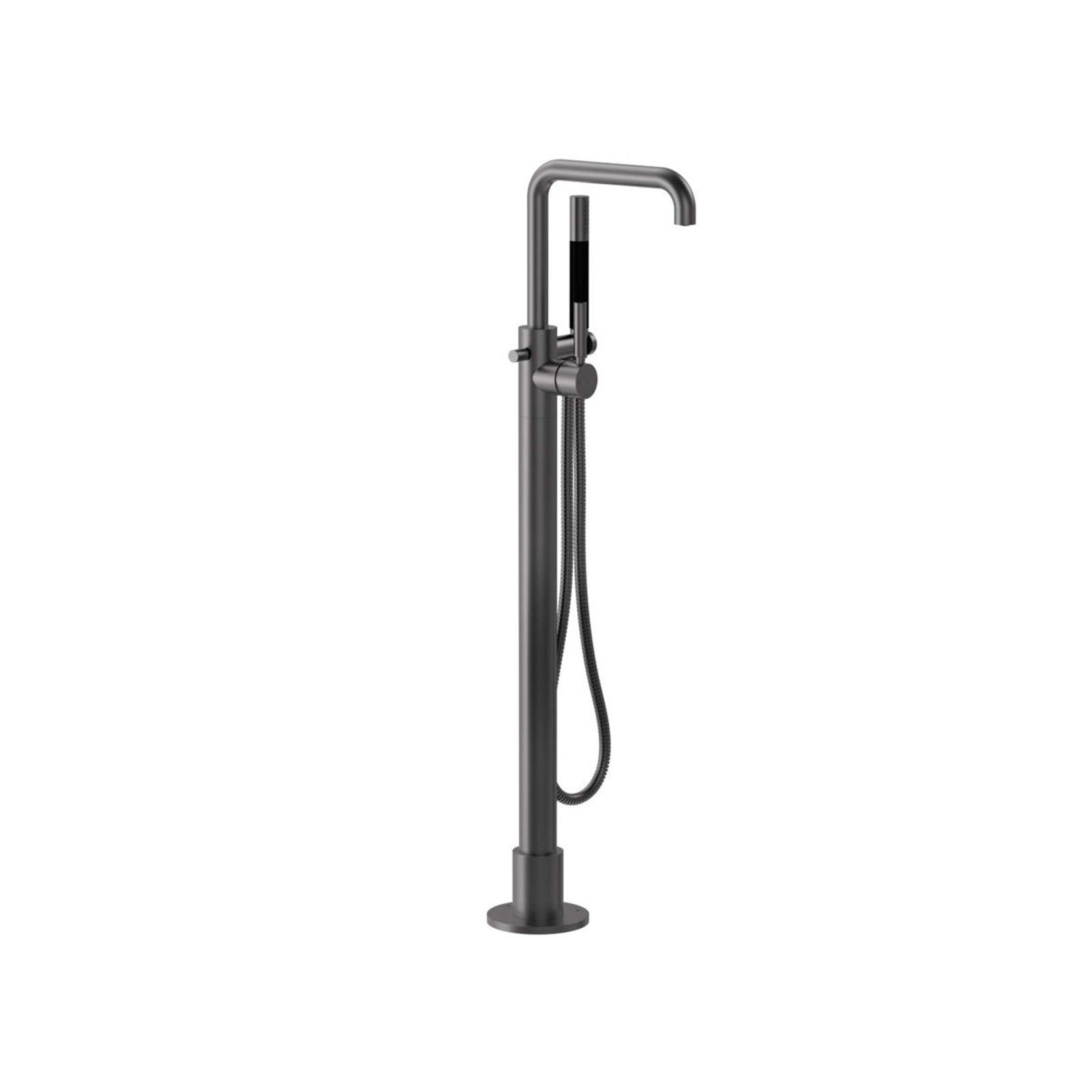 Buddy Pro Square Floor Mount Bath Filler W Handshower gallery detail image
