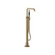 Buddy Pro Square Floor Mount Bath Filler W Handshower gallery detail image