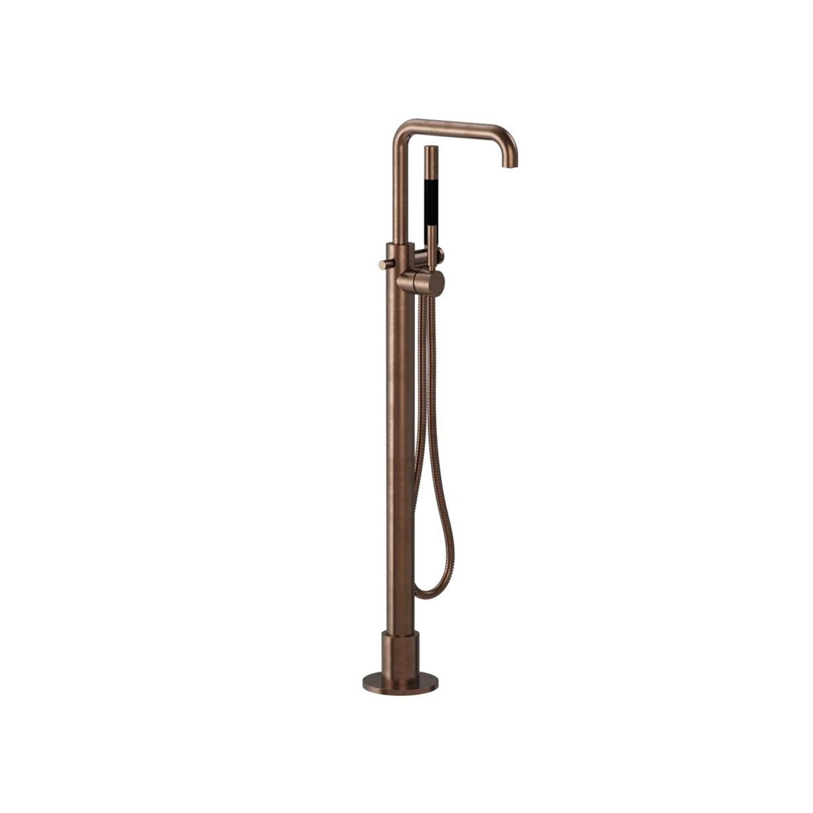 Buddy Pro Square Floor Mount Bath Filler W Handshower gallery detail image