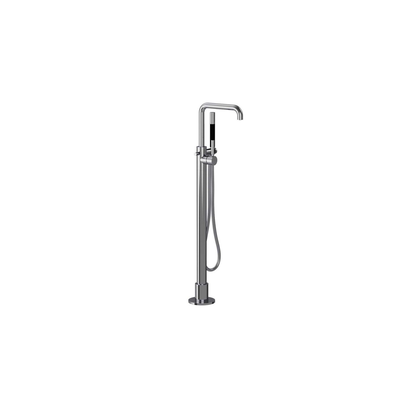 Buddy Pro Square Floor Mount Bath Filler W Handshower gallery detail image