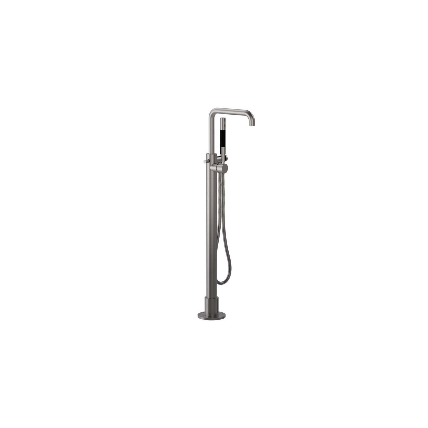 Buddy Pro Square Floor Mount Bath Filler W Handshower gallery detail image