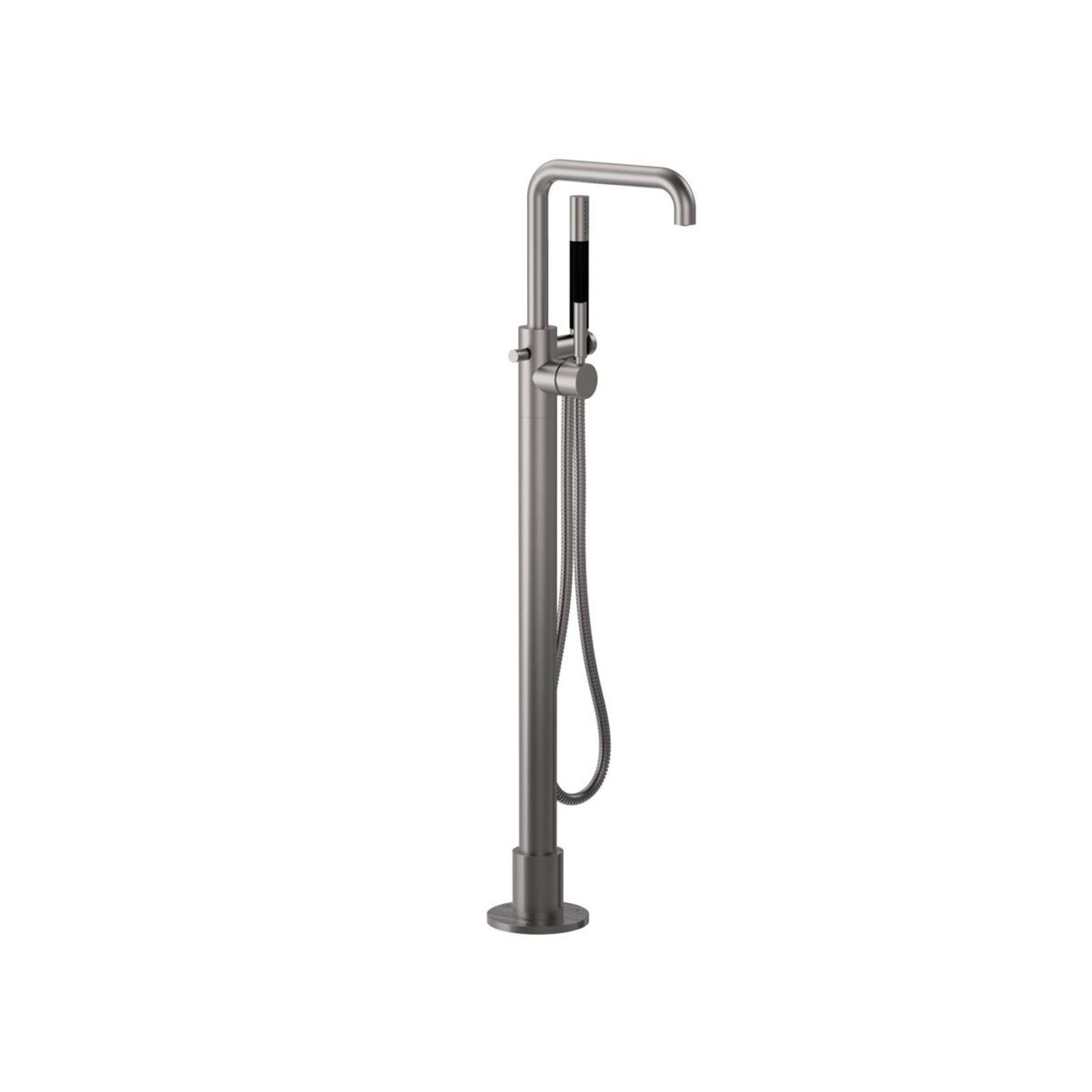 Buddy Pro Square Floor Mount Bath Filler W Handshower gallery detail image