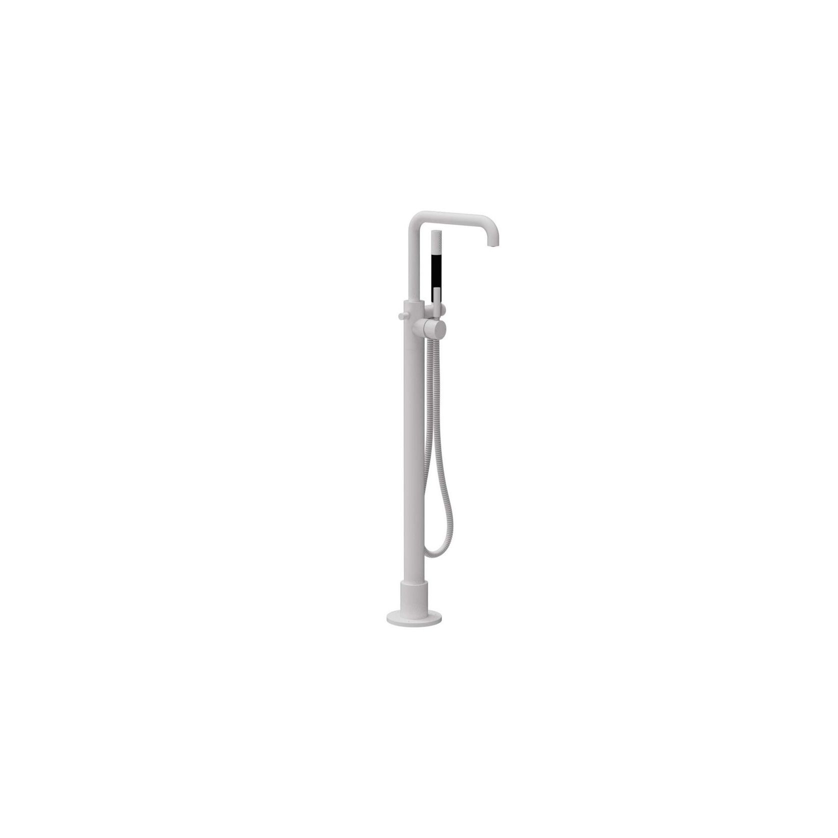 Buddy Pro Square Floor Mount Bath Filler W Handshower gallery detail image