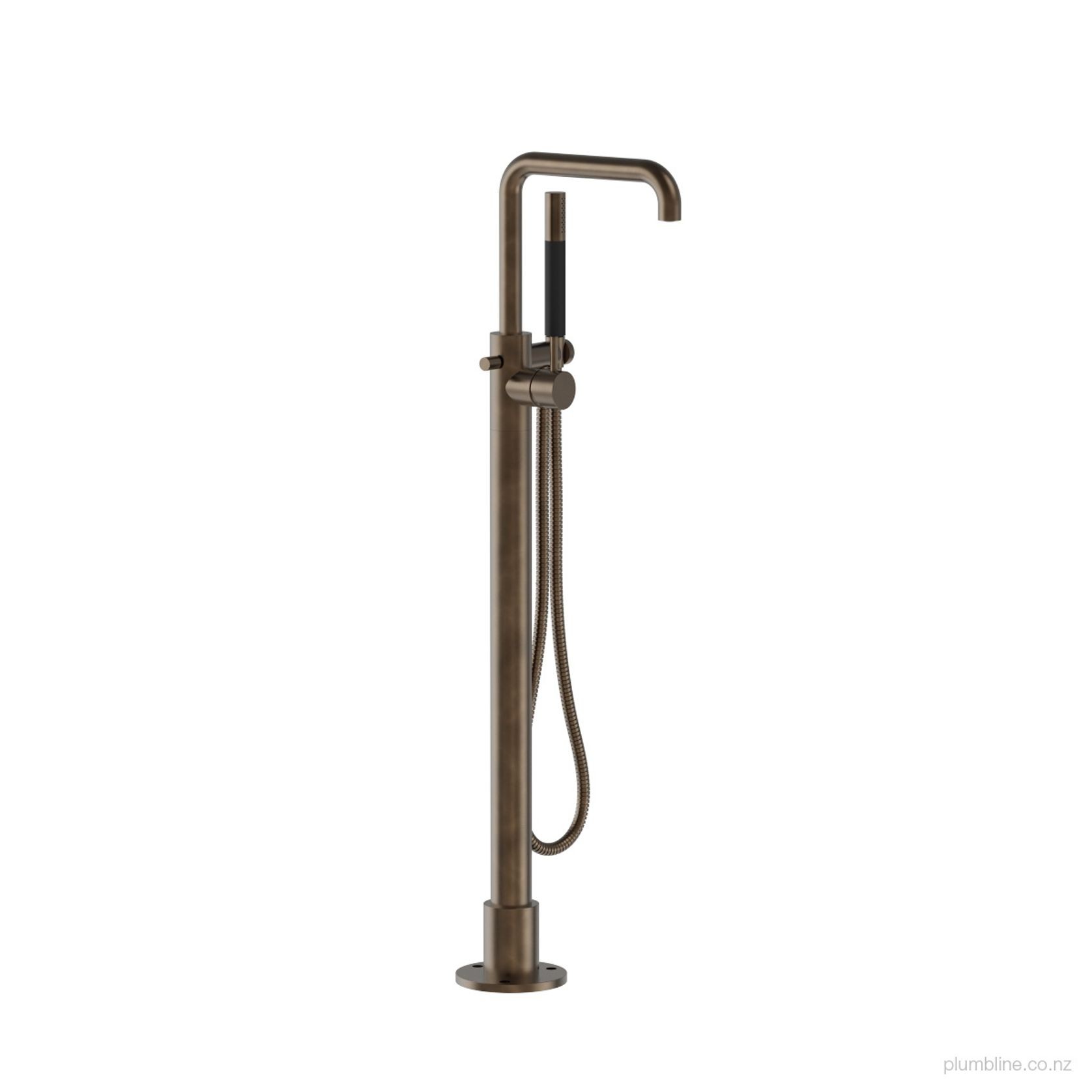 Buddy Square Floor Mount Bath Filler With Handshower gallery detail image