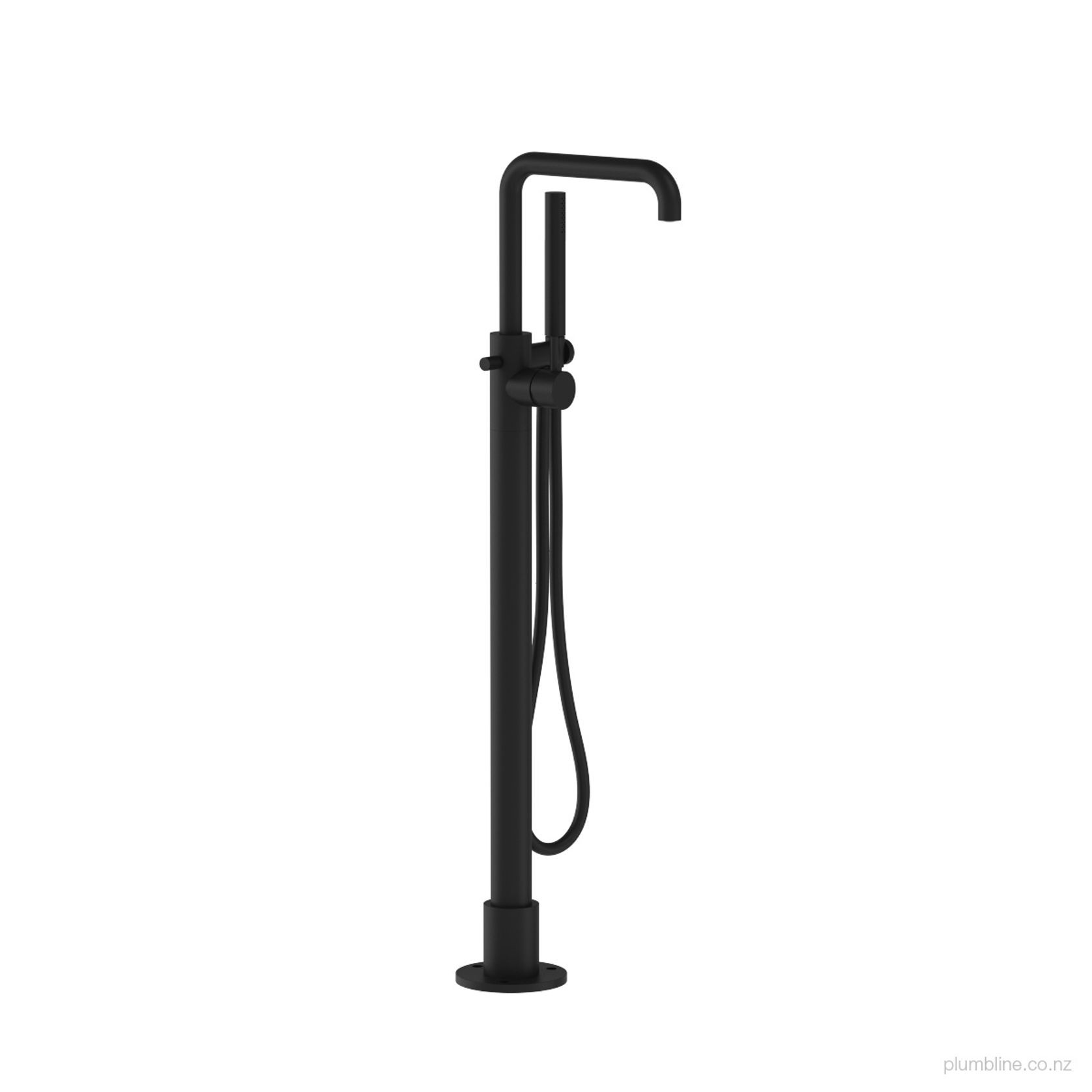 Buddy Square Floor Mount Bath Filler With Handshower gallery detail image