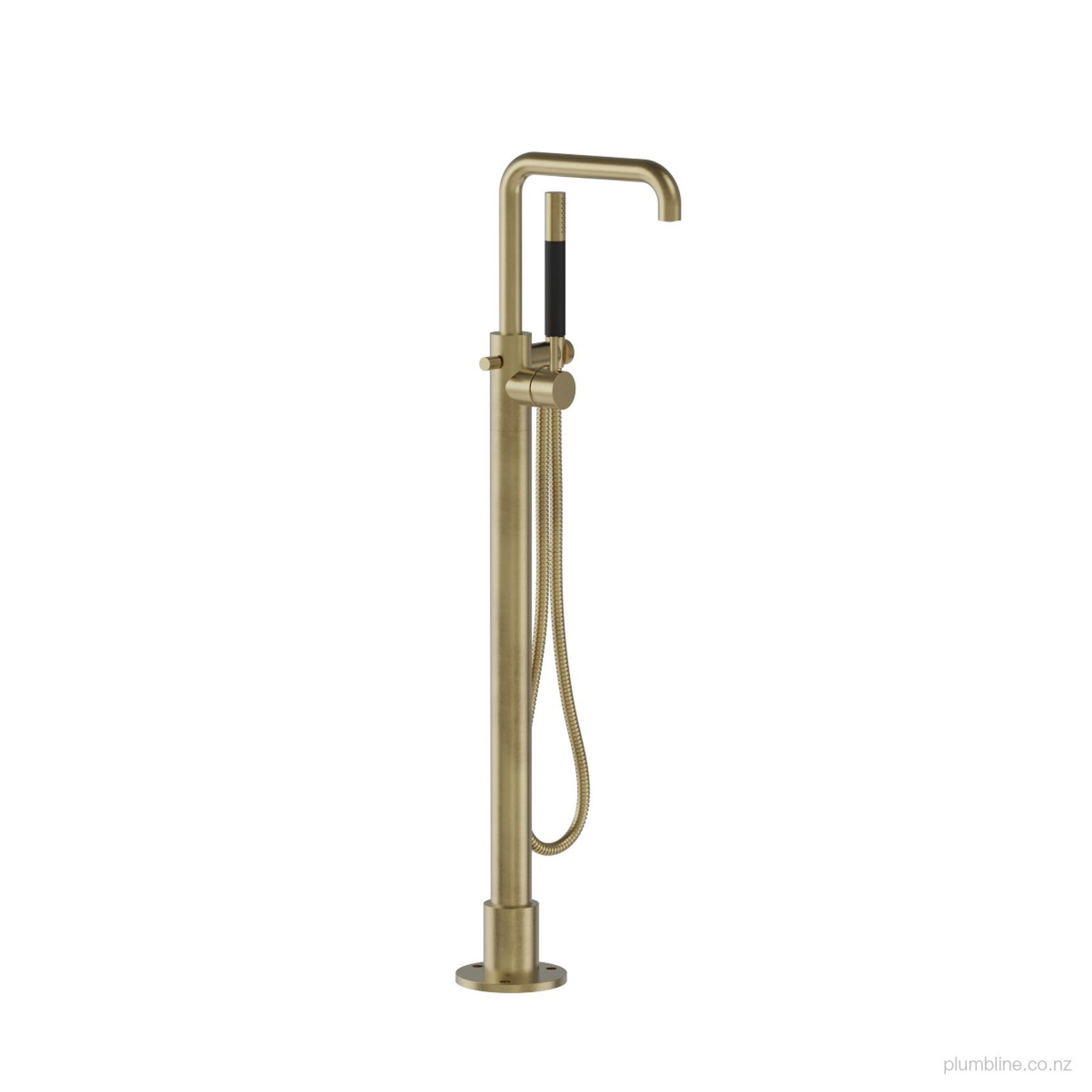 Buddy Square Floor Mount Bath Filler With Handshower gallery detail image
