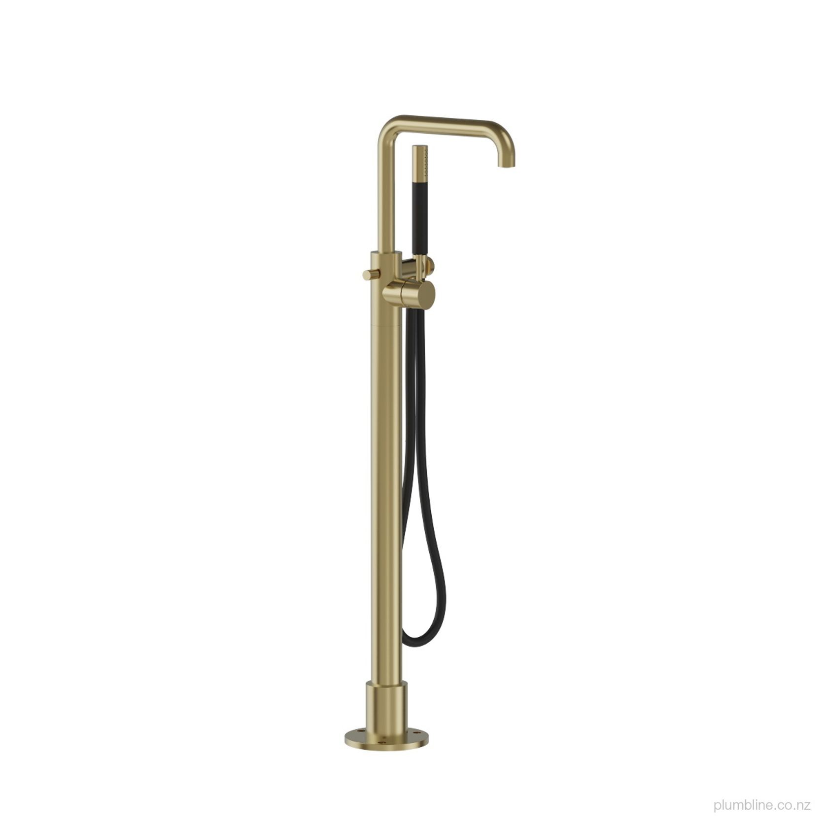 Buddy Square Floor Mount Bath Filler With Handshower gallery detail image